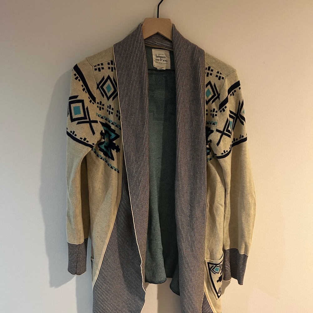 Women’s  Beige Patterned Sweater